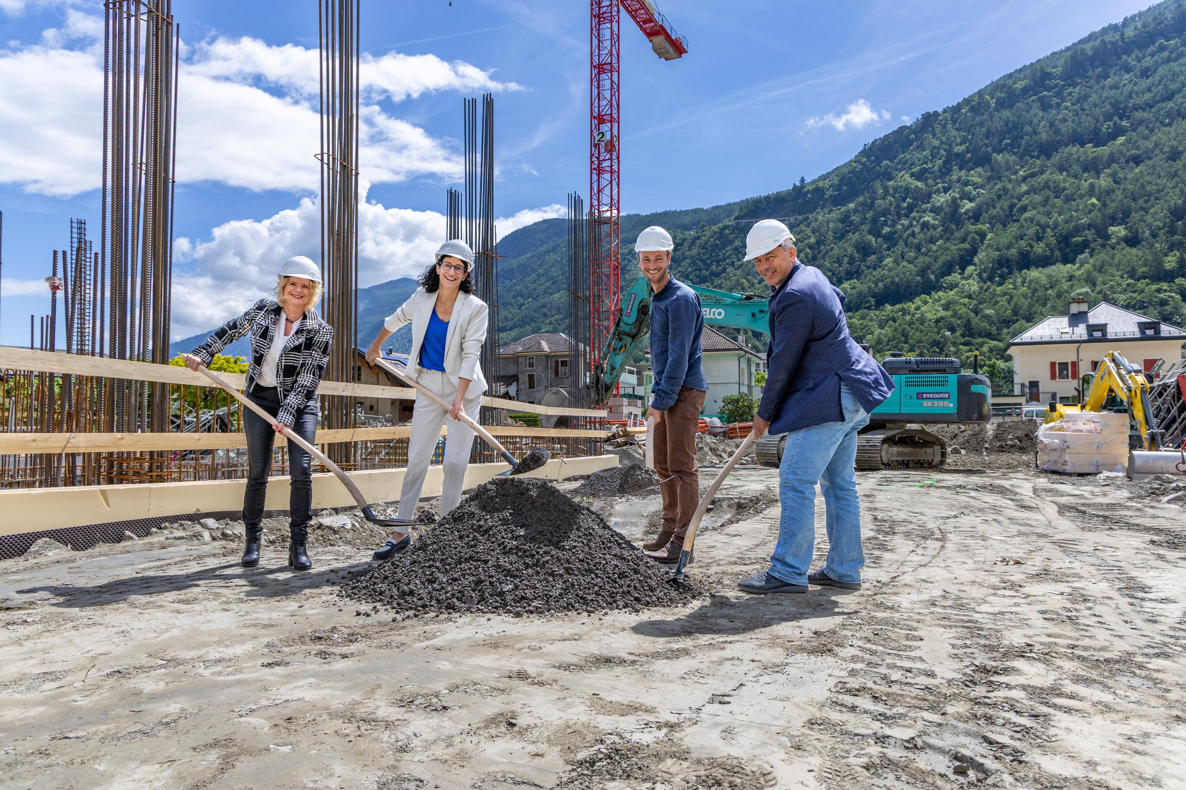 Martigny: le chantier du nouvel EMS Castel Notre-Dame a officiellement démarré